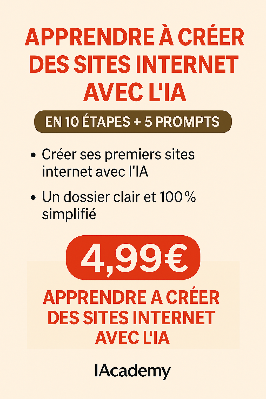 Dossier Création Site Internet IA